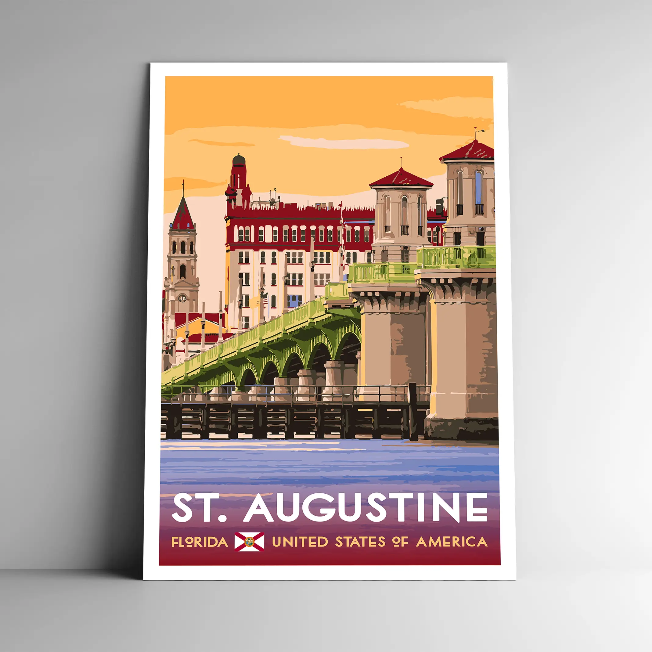 St. Augustine Florida Poster / Postcard