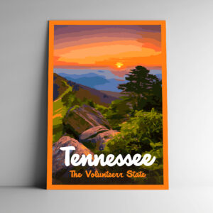 Tennessee: The Volunteer State Poster / Postcard