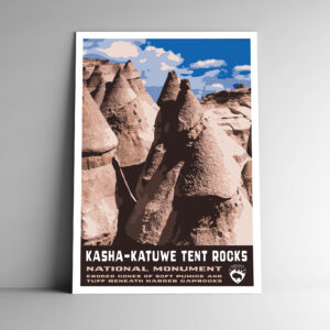 Kasha-Katuwe Tent Rocks National Monument Poster / Postcard