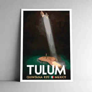 Tulum Mexico Poster / Postcard