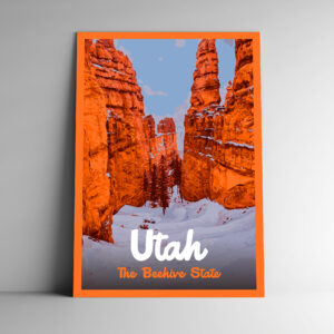 Utah: The Beehive State Poster / Postcard