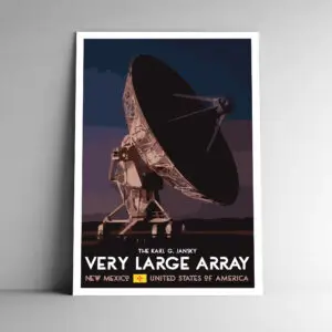 Karl G. Jansky Very Large Array New Mexico Poster / Postcard