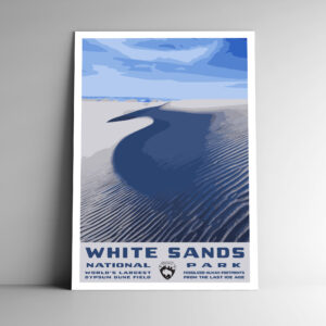 White Sands National Park Poster / Postcard