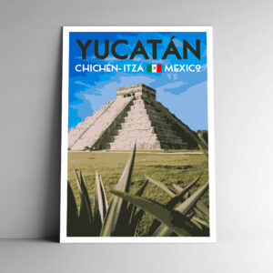 Yucatan Chichen Itza Mexico Poster / Postcard
