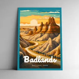 Badlands National Park Poster / Postcard
