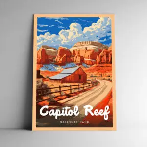 Capitol Reef National Park Poster / Postcard