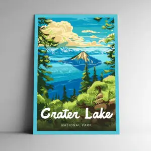 Crater Lake National Park Poster / Postcard