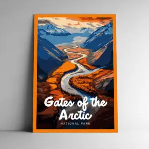 Gates of the Arctic National Park Poster / Postcard