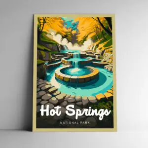 Hot Springs National Park Poster / Postcard