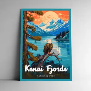 Kenai Fjords National Park Poster / Postcard