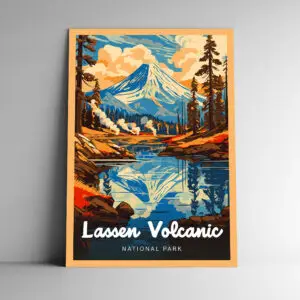 Lassen Volcanic National Park Poster / Postcard