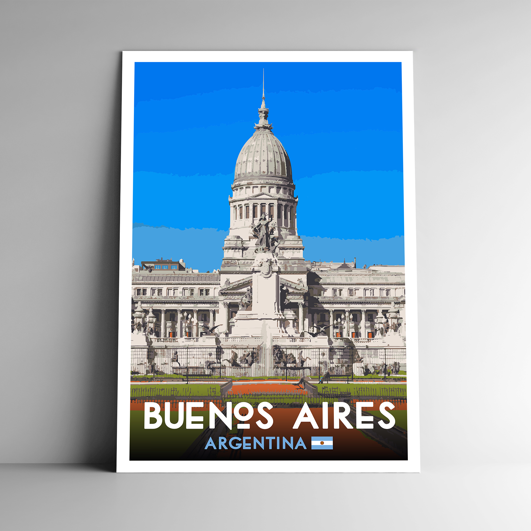Buenos Aires Argentina Poster / Postcard