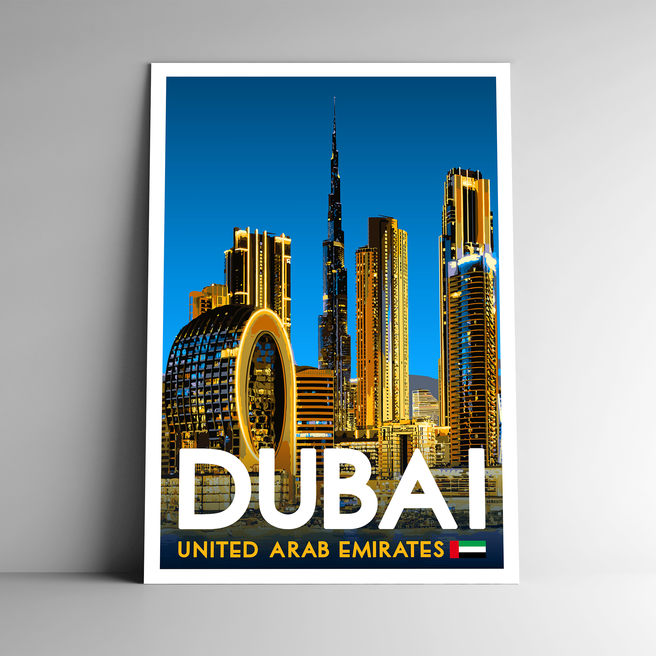 Dubai UAE Poster / Postcard
