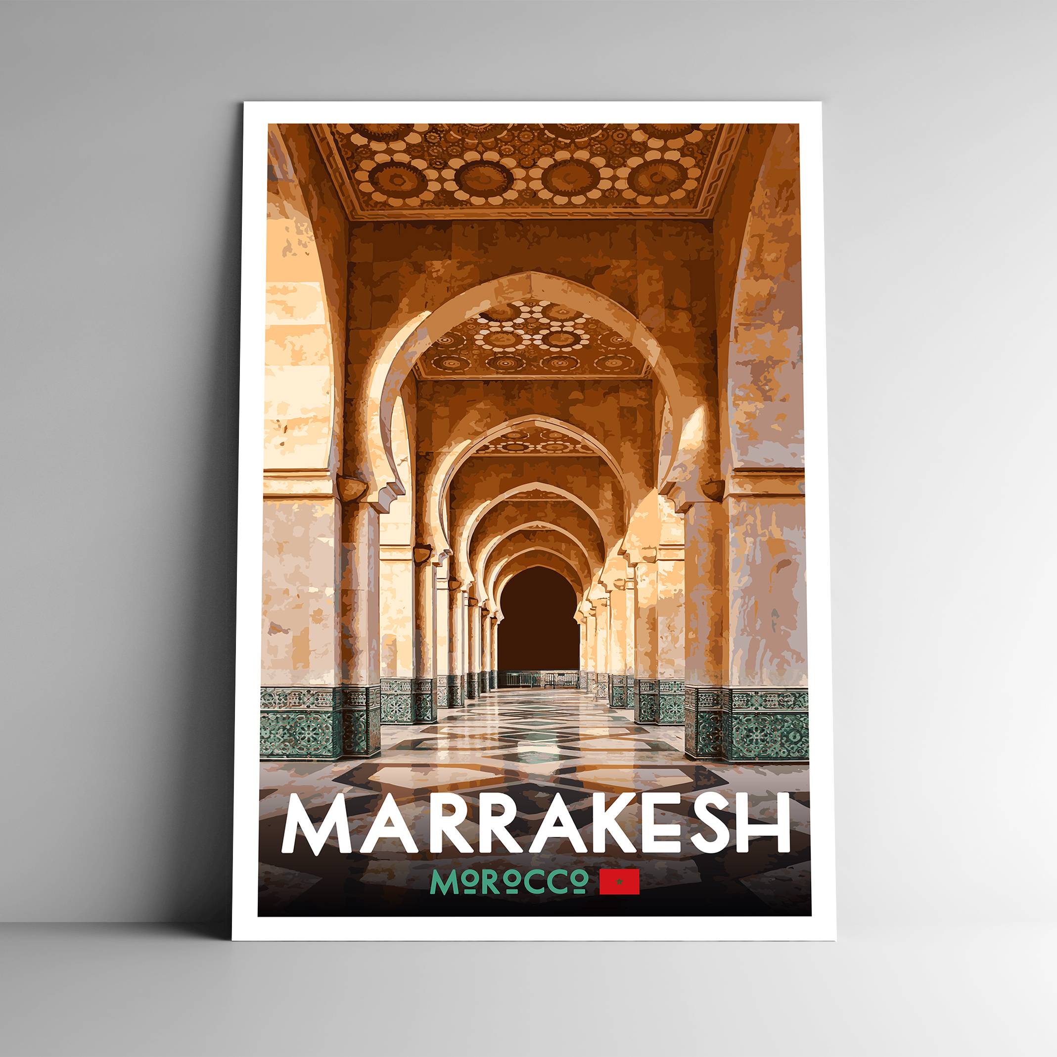 Marrakesh Morocco Poster / Postcard