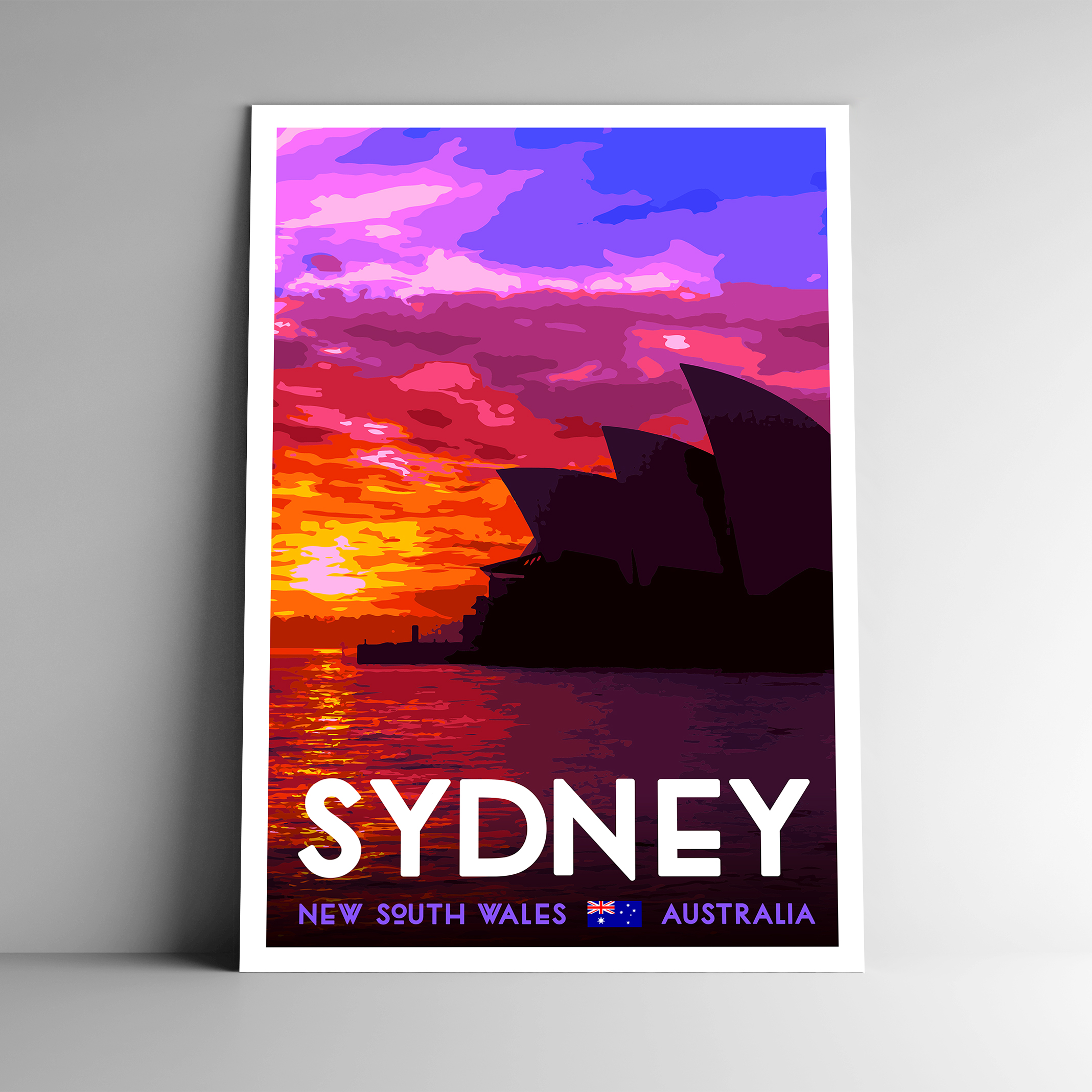 Sydney Australia Poster / Postcard