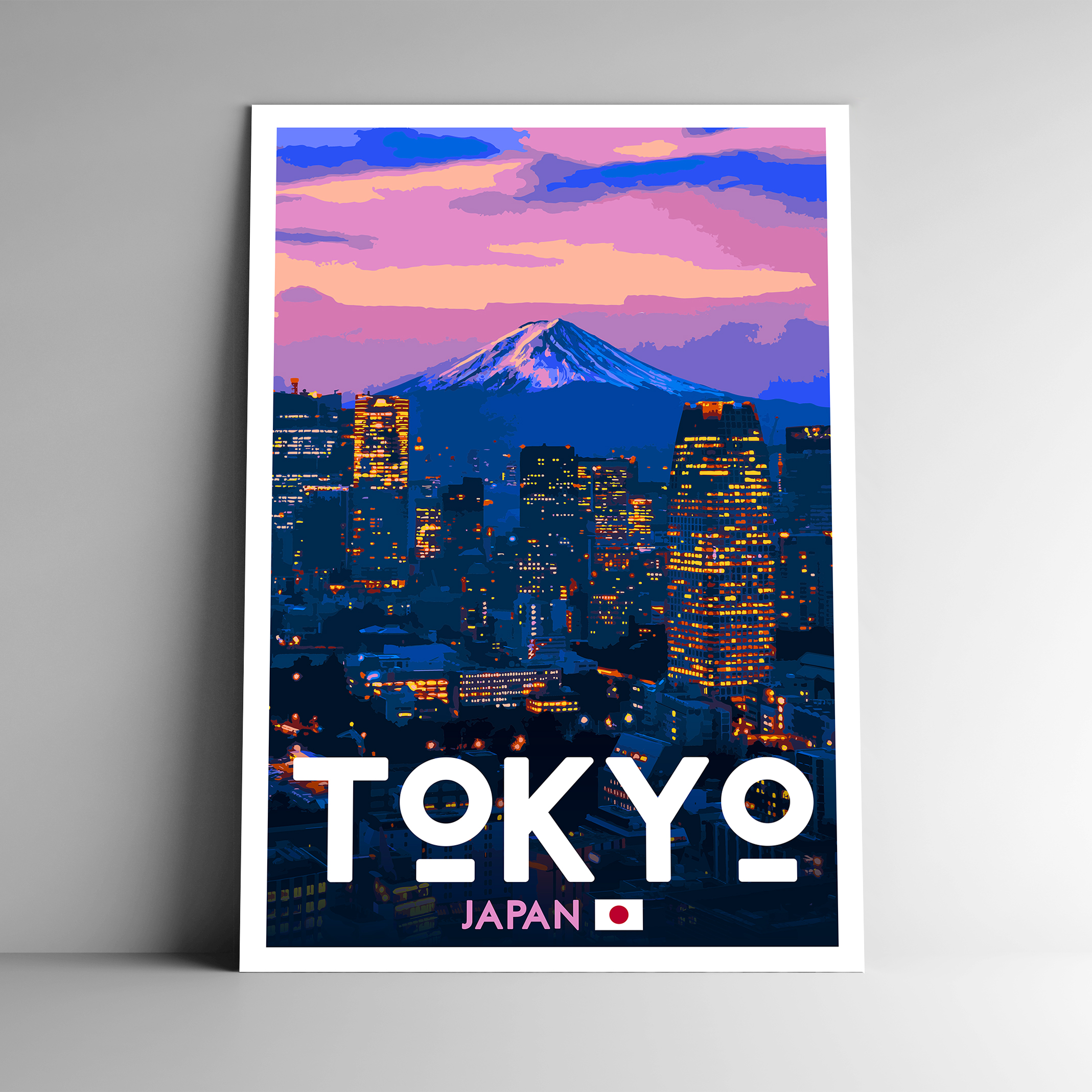 Tokyo Japan Poster / Postcard